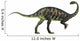 Massospondylus Dinosaur From He Wall Decal