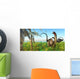 Two Apatosaurus Dinosaurs Lush Wall Decal