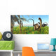 Two Apatosaurus Dinosaurs Lush Wall Decal