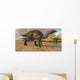 Camptosaurus Dinosaurs Visit Pond Wall Decal