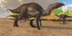 Camptosaurus Dinosaurs Visit Pond Wall Decal