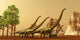 Herd Mamenchisaurus Dinosaurs Migrate Wall Decal