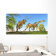 Yangchuanosaurus Chasing Two Massospondylus Wall Decal