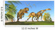 Yangchuanosaurus Chasing Two Massospondylus Wall Decal