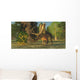 Pentaceratops Dinosaur Ambles among Wall Decal