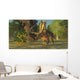 Pentaceratops Dinosaur Ambles among Wall Decal