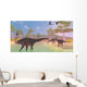 Herd Spinophorosaurus Dinosaurs Drinking Wall Decal