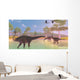 Herd Spinophorosaurus Dinosaurs Drinking Wall Decal