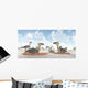 Colony Nesting Female Phorusrhacos Wall Decal