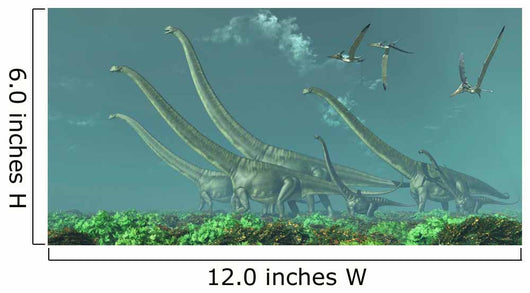 Pteranodon Reptiles Fly over Wall Decal