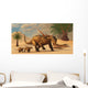 Sauropelta Mother Leads Her Wall Decal