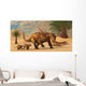 Sauropelta Mother Leads Her Wall Decal