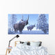 Woolly Rhino Males during Wall Decal