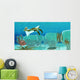 Anomalocaris Sneaks up Trilobite Wall Decal