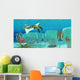 Anomalocaris Sneaks up Trilobite Wall Decal