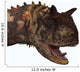 Carnotaurus Dinosaur Wall Decal Design 1