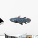 Coelacanth Fish against White Wall Decal