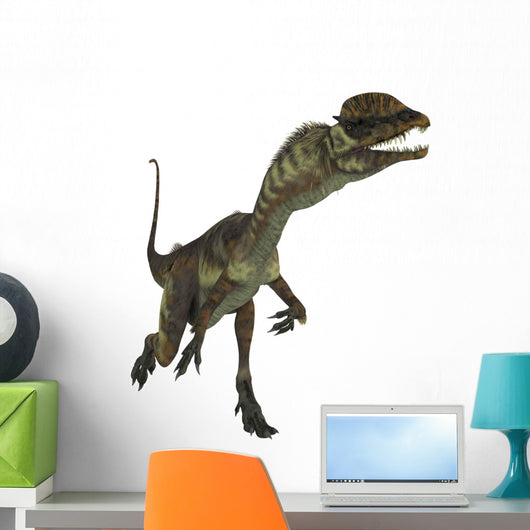 Dilophosaurus Dinosaur Wall Decal Design 2