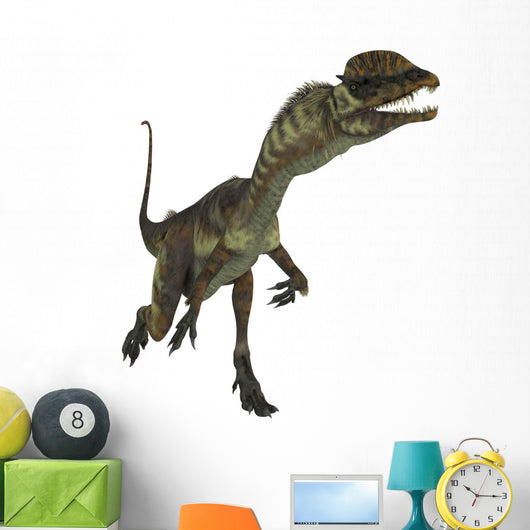 Dilophosaurus Dinosaur Wall Decal Design 2
