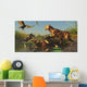 Saber Tooth Cat Attacks Wall Decal