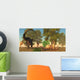 Confrontation between Apatosaurus and Wall Decal