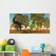 Confrontation between Apatosaurus and Wall Decal