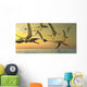 Flock Eudimorphodon Flying Reptiles Wall Decal