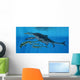 Shonisaurus Hunting Cymbospondylus Triassic Wall Decal