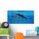 Shonisaurus Hunting Cymbospondylus Triassic Wall Decal