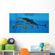Shonisaurus Hunting Cymbospondylus Triassic Wall Decal