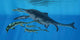 Shonisaurus Hunting Cymbospondylus Triassic Wall Decal