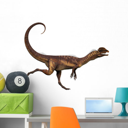 Dilophosaurus Dinosaur Wall Decal Design 1