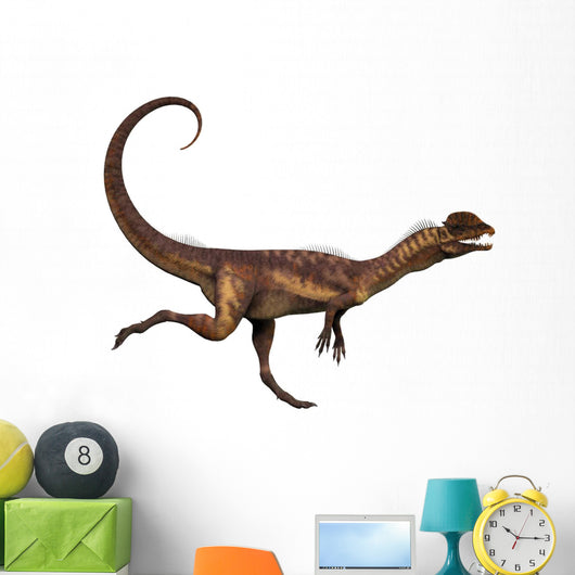 Dilophosaurus Dinosaur Wall Decal Design 1