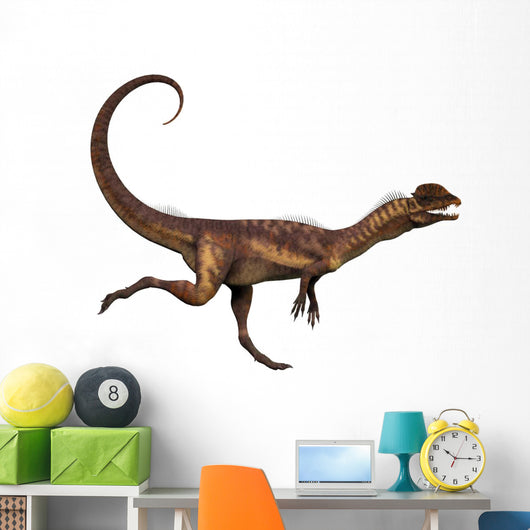 Dilophosaurus Dinosaur Wall Decal Design 1