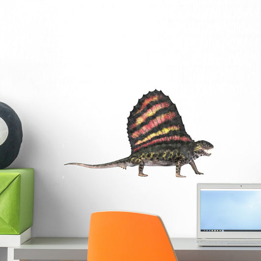 Dimetrodon Reptile from Permian Wall Decal
