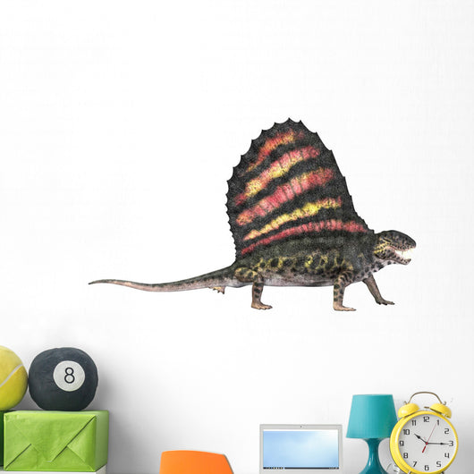 Dimetrodon Reptile from Permian Wall Decal