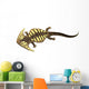Diplocaulus Amphibian from Prehistoric Wall Decal