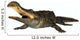 Sarcosuchus Crocodyliform from Prehistoric Wall Decal Design 1