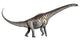 Sauroposeidon Dinosaur from Cretaceous Wall Decal
