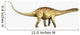 Uberabatitan Sauropod Dinosaur from Wall Decal