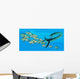 Elasmosaurus Hunts School Bocaccio Wall Decal