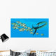 Elasmosaurus Hunts School Bocaccio Wall Decal