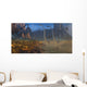 Two Omeisaurus Dinosaurs Crossing Wall Decal