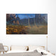 Two Omeisaurus Dinosaurs Crossing Wall Decal