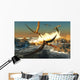 Flock Anhanguera Pterosaurs Catch Wall Decal