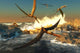 Flock Anhanguera Pterosaurs Catch Wall Decal