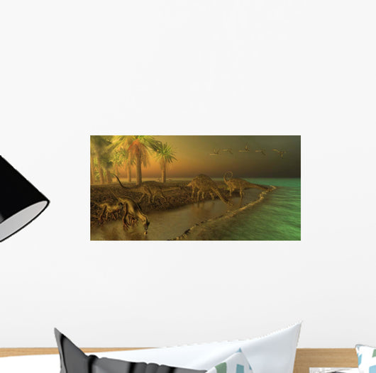 Uberabatitan Dinosaurs Share Cretaceous Wall Decal