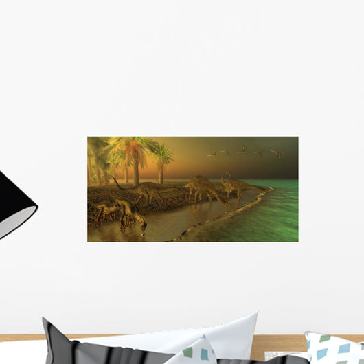 Uberabatitan Dinosaurs Share Cretaceous Wall Decal
