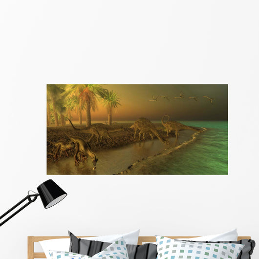 Uberabatitan Dinosaurs Share Cretaceous Wall Decal