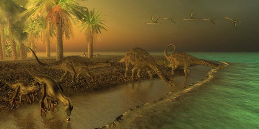 Uberabatitan Dinosaurs Share Cretaceous Wall Decal